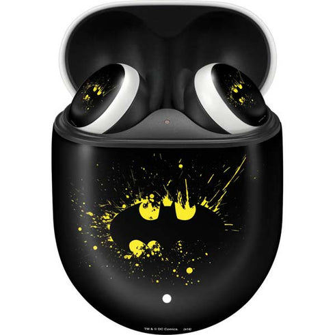 DC Comics Batman Logo Yellow Splash Google Pixel Buds Skin